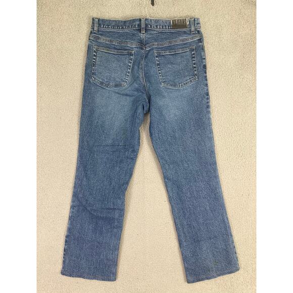 NY & Co. Jeans Women’s 10 Average Blue Denim Stretch Bootcut‎ Mid Rise - Picture 4 of 9